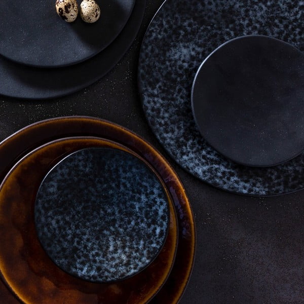 Vassoio in gres grigio Mimas, ⌀ 16 cm Roda - Costa Nova-image-1