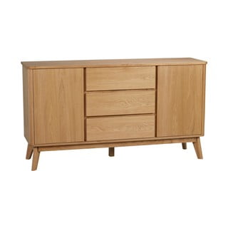 Cassettiera in rovere naturale, altezza 84 cm YuRAi - Rowico