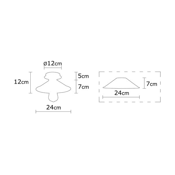 Plafoniera nera con paralume in metallo ø 24 cm Berceste – Opviq lights-image-3