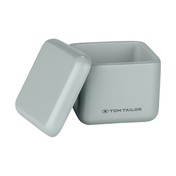 Organizer da bagno in poliresina verde chiaro per dischetti di cotone Tom Tailor T-Rounded – Wenko