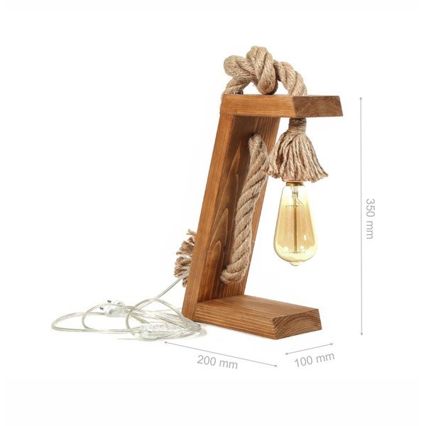 Lampada da tavolo di colore naturale (altezza totale 10 cm) – Opviq lights-image-2