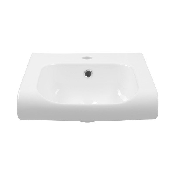 Lavabo bianco in ceramica 40x40 cm Inka – Sapho-image-1