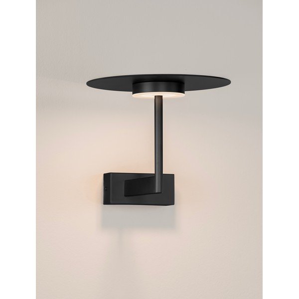 Lampada da parete LED nera opaca in alluminio Tovi – Nova Luce-image-3