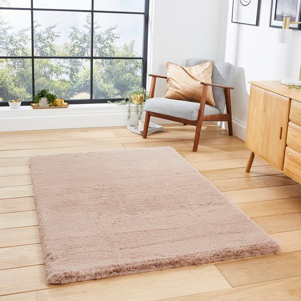 Tappeto marrone chiaro Super Teddy, 80 x 150 cm Super Teddy - Think Rugs-image-1