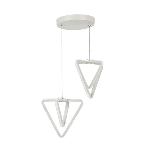 Lampadario LED bianco in metallo ø 20 cm Baris – Squid Lighting