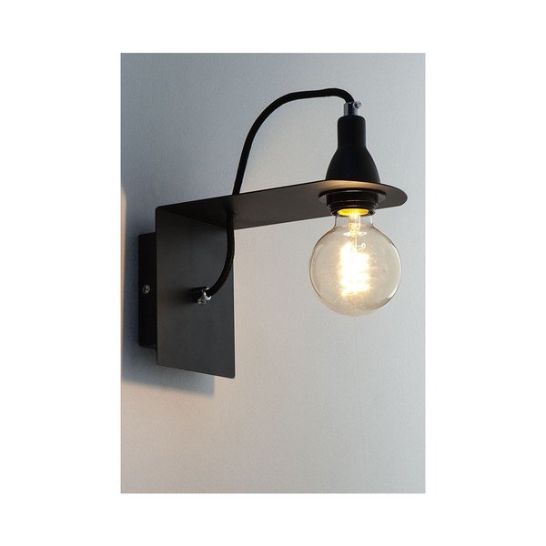 Lampada da parete nera Genius - Tomasucci-image-1
