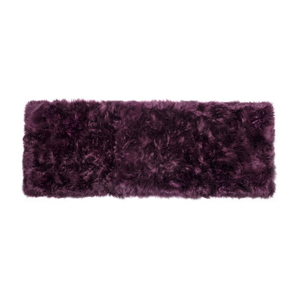 Tappeto in lana di pecora viola Zealand Long, 70 x 190 cm - Royal Dream