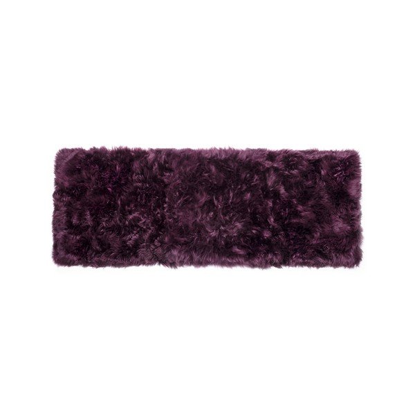 Tappeto in lana di pecora viola Zealand Long, 70 x 190 cm - Royal Dream