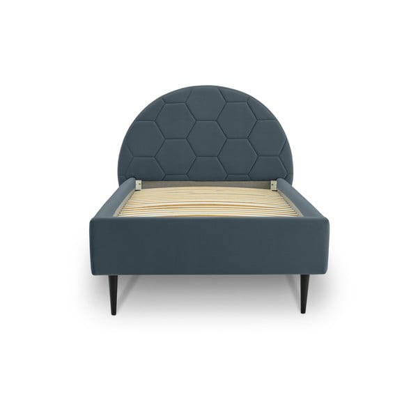 Letto blu per bambini con contenitore 90x200 cm Mercury - Scandic-image-3