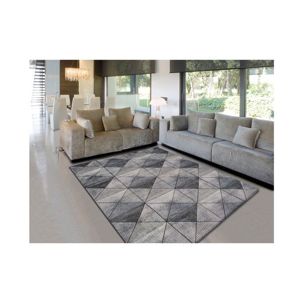 Tappeto grigio per esterni Meghan Grey, 120 x 170 cm - Universal-image-1