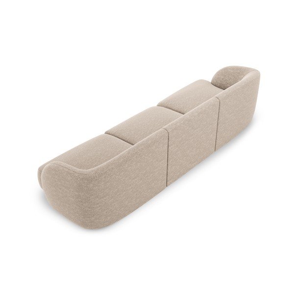Divano beige 259 cm Miley - Micadoni Home-image-3
