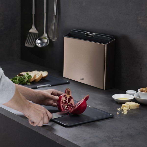 Set di 4 taglieri con supporto 7x35,5 cm Folio - Joseph Joseph-image-1