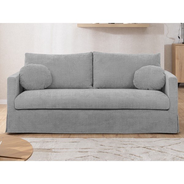Divano grigio chiaro 195 cm Paphos – Ropez-image-4