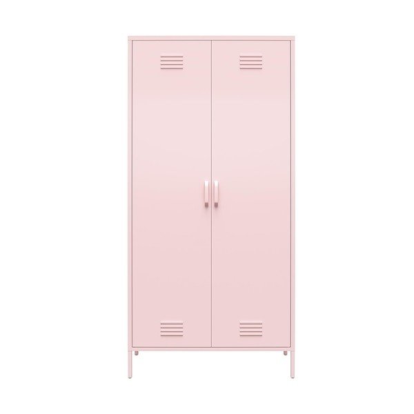 Armadio in metallo rosa 90x185 cm Cache - Novogratz