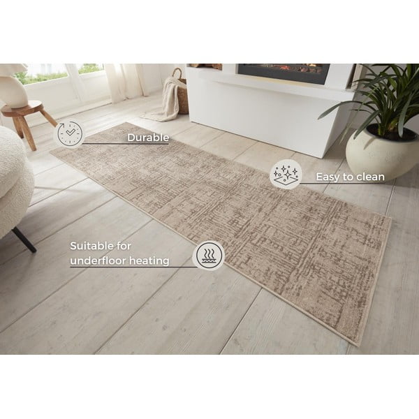 Passatoia marrone/beige 80x200 cm Terrain – Hanse Home-image-4