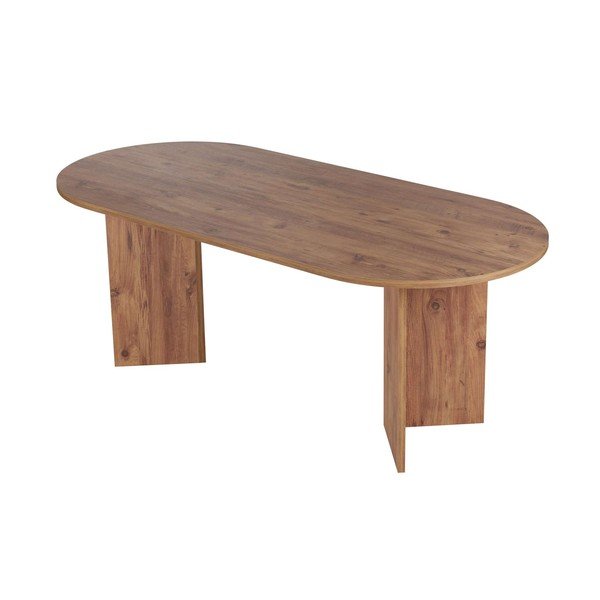 Tavolo da pranzo con effetto pino 90x200 cm Sabella – Kalune Design-image-3