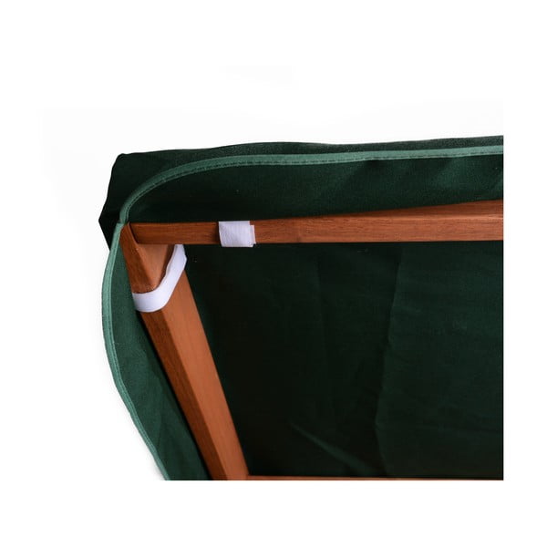 Altalena da giardino in legno verde Vegas Lux - Rojaplast-image-4