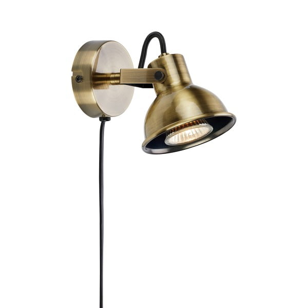 Lampada da parete color bronzo Rocco – Markslöjd