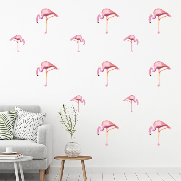 Adesivi Fanastick Flamants Rose - Ambiance-image-2