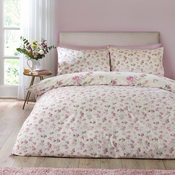 Set copripiumino e federa per letto singolo 135x200 cm Avebury Floral – Catherine Lansfield-image-4