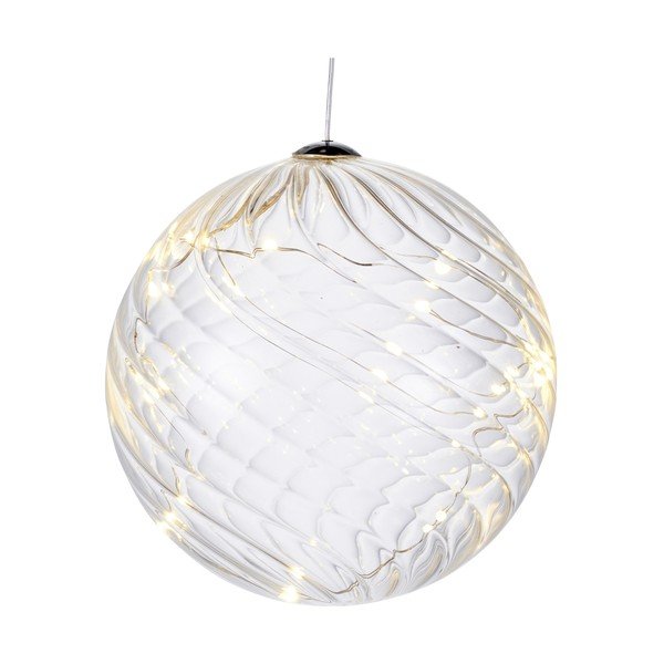 Decorazione luminosa a LED Sfera, Ø 13 cm Wave - Sirius