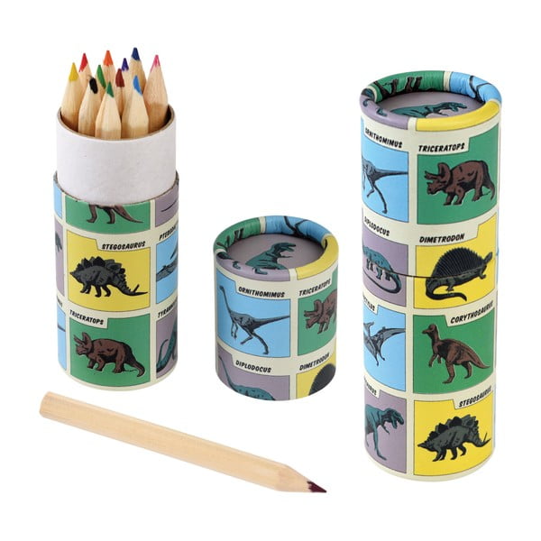 Set di 12 pastelli Prehistoric Land - Rex London-image-2