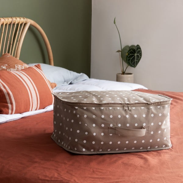 Piccolo contenitore beige Dots Rivoli - Compactor-image-1
