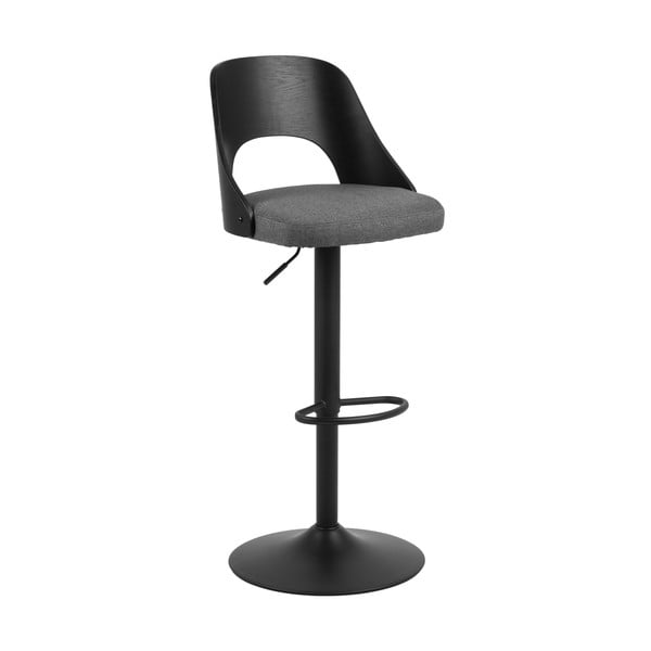 Set di sbagelli da bar grigio scuro con altezza regolabile 2 pz (altezza della seduta 84 cm) Lucy – Actona