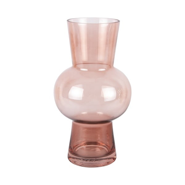 Vaso in vetro rosa chiaro Gleam Sphere - PT LIVING