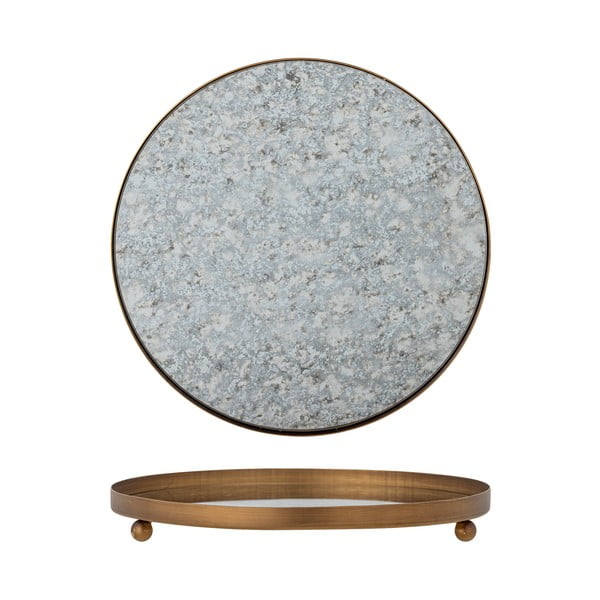 Vassoio decorativo in vetro ø 35 cm Glacier – Bloomingville