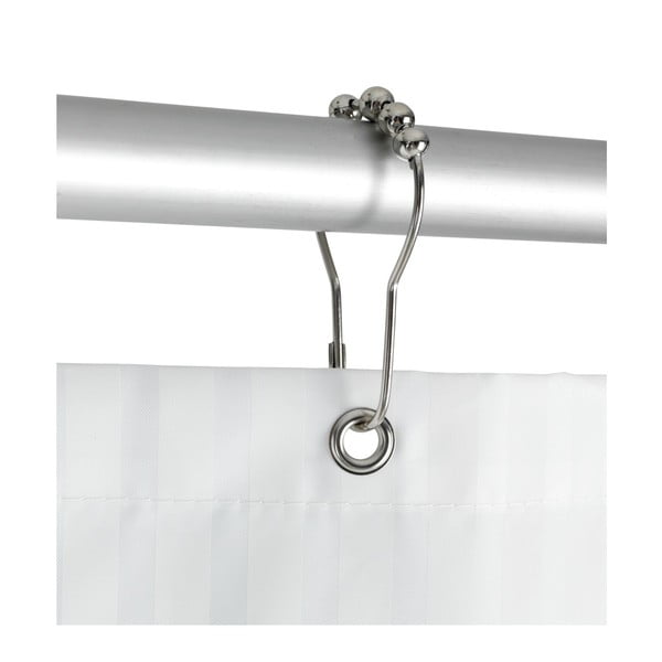 Set di 12 ganci per tenda da doccia - Wenko-image-1