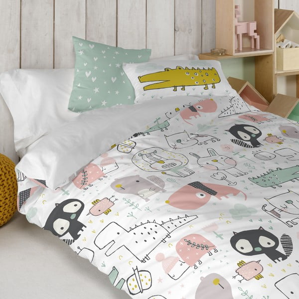 Federa reversibile in cotone, 50 x 30 cm Best Buddies - Moshi Moshi-image-3