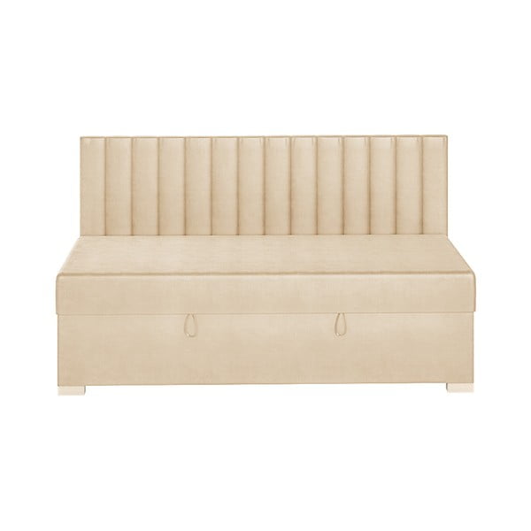 Letto per bambini beige con contenitore con materasso 90x200 cm Chill - Ghado