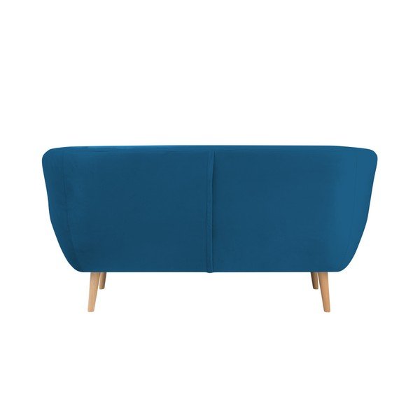 Divano blu a due posti Amelie - Mazzini Sofas-image-3