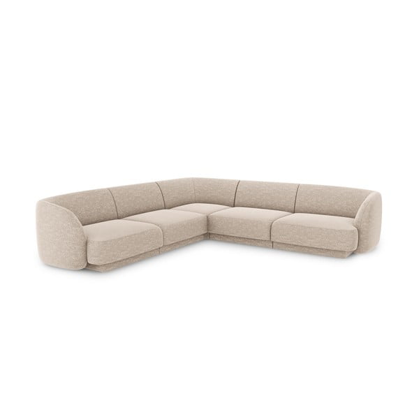 Divano angolare beige Miley - Micadoni Home