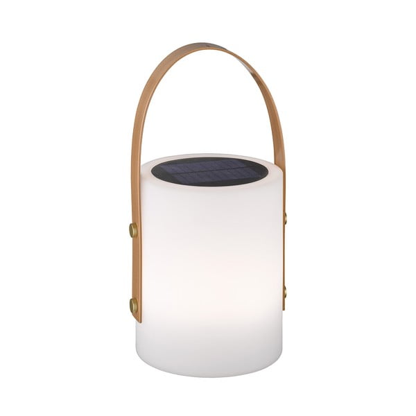 Lampada da tavolo LED bianco-marrone (altezza 34 cm) Bari - Fischer & Honsel
