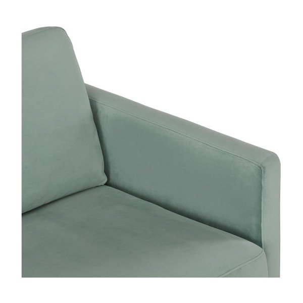 Divano turchese con rivestimento in velluto 184 cm Highland – Støraa-image-1