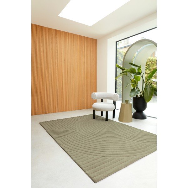 Tappeto in lana kaki 160x230 cm Hague - Asiatic Carpets-image-2