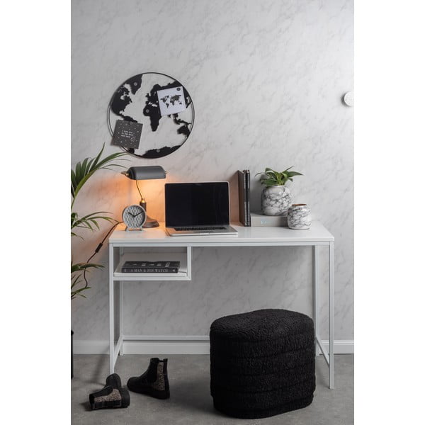 Vaso in ferro bianco e nero Marmo, altezza 12,5 cm - PT LIVING-image-1