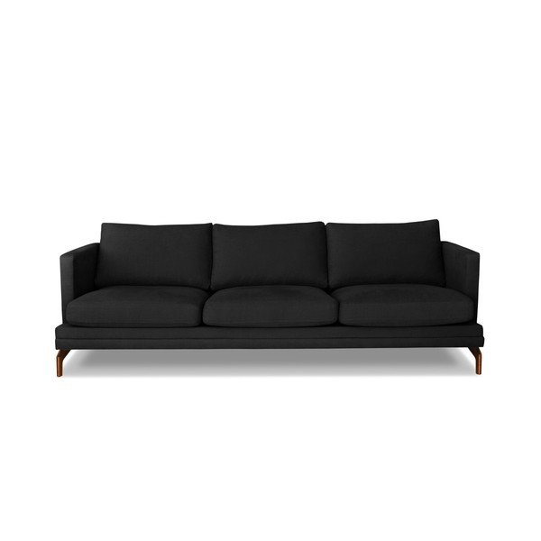 Tmavě šedá trojmístná pohovka Windsor & Co. Sofas Jupiter