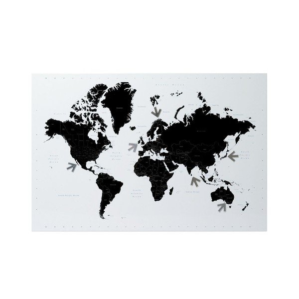 Magnetická tabule World Map