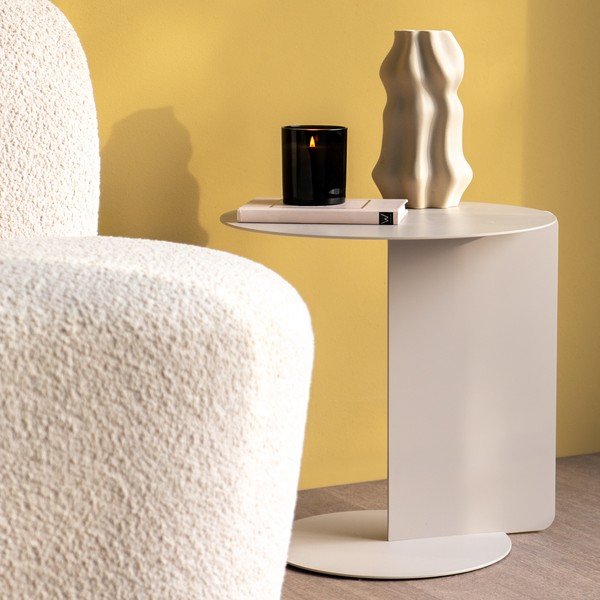 Tavolino rotondo in acciaio ø 40 cm Salsa – Spinder Design-image-4