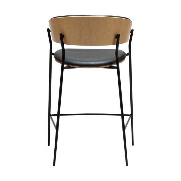 Sgabello da bar nero (altezza della seduta 63,5 cm) Crib – DAN-FORM Denmark-image-4