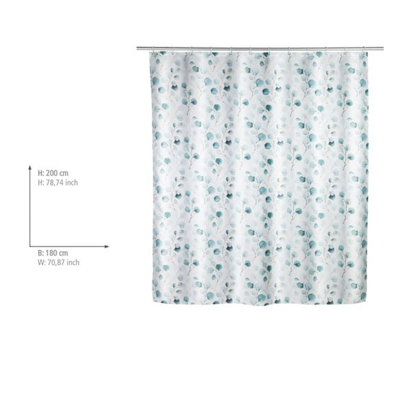 Tenda da doccia verde Pioppo - Wenko-image-1