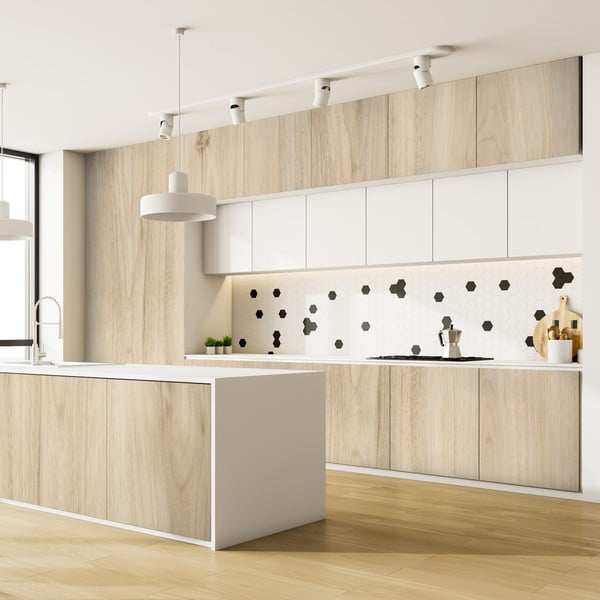 Adesivo per mobili 200x60 cm Light Oak - Ambiance-image-1