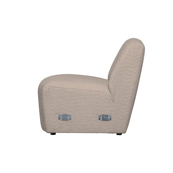 Modulo divano in bouclé beige (parte centrale) Coco - WOOOD-image-2