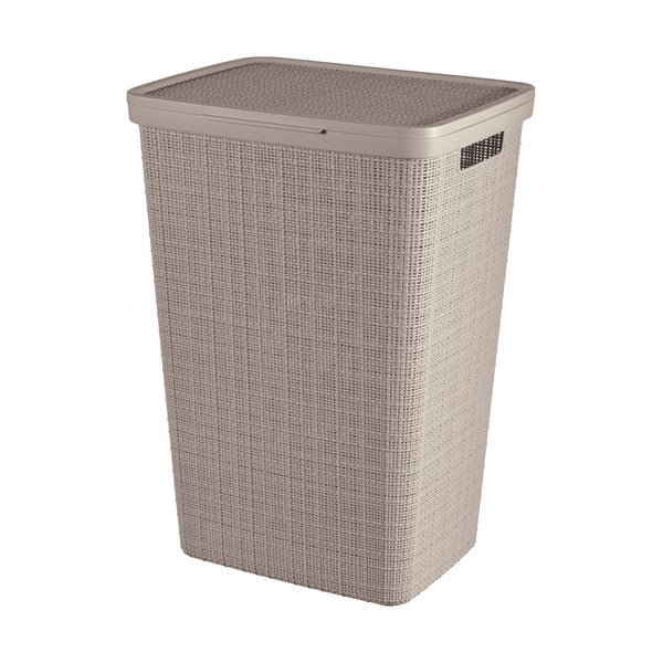 Cesta per il bucato grigio tortora in plastica 58 l Jute – Curver