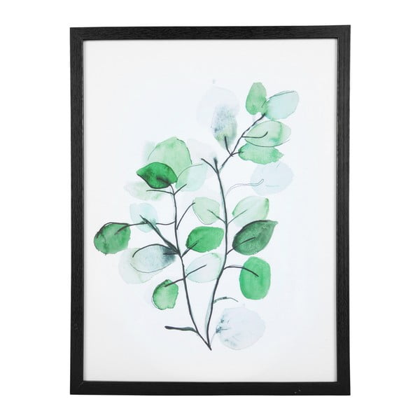 Quadro murale in cornice nera Eucalyptus, 30 x 40 cm - PT LIVING