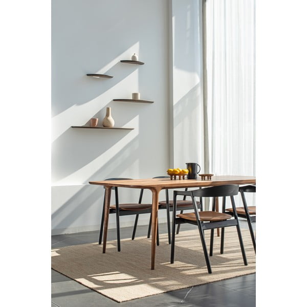 Tavolo da pranzo in legno di noce 90x180 cm Fawn - Gazzda-image-1