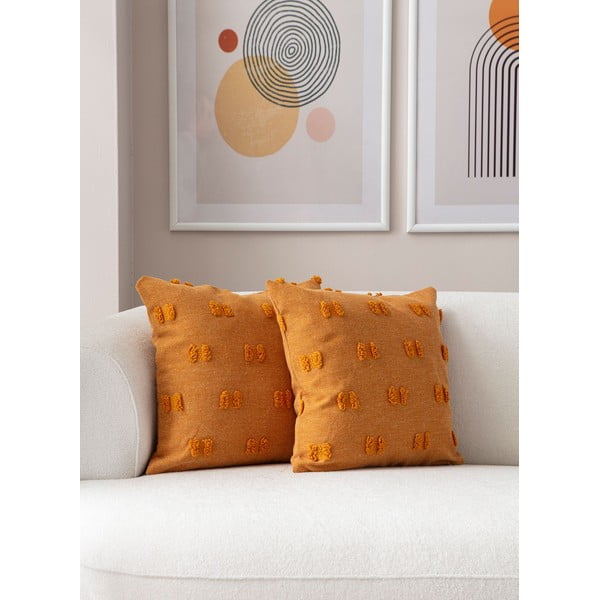 Federe decorative in set 2 pz 43x43 cm Tuffet – Mioli Decor-image-1